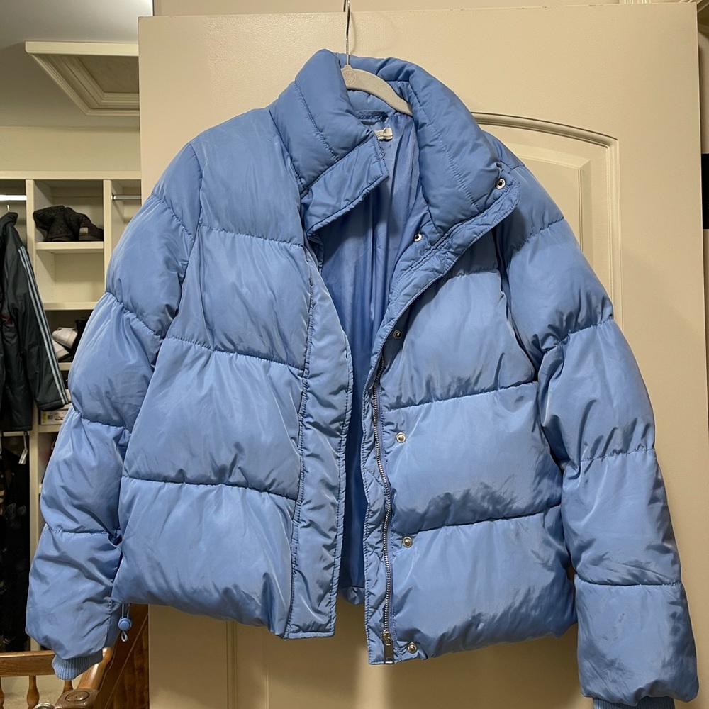 Purple Puffer Jacket - image 1